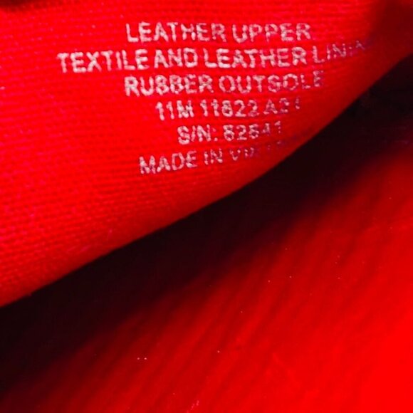 Tory Burch T-monogram Espadrille Flat Size 11  In Red Leather - Picture 10 of 11